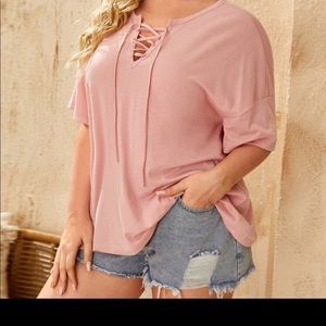 NWT Pink T-Shirt Blouse